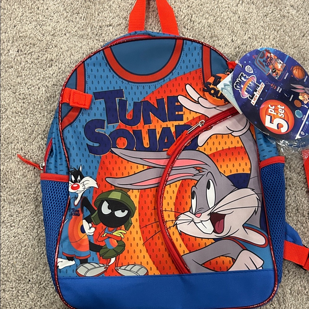 NWT Tune Squad Kids Backpack